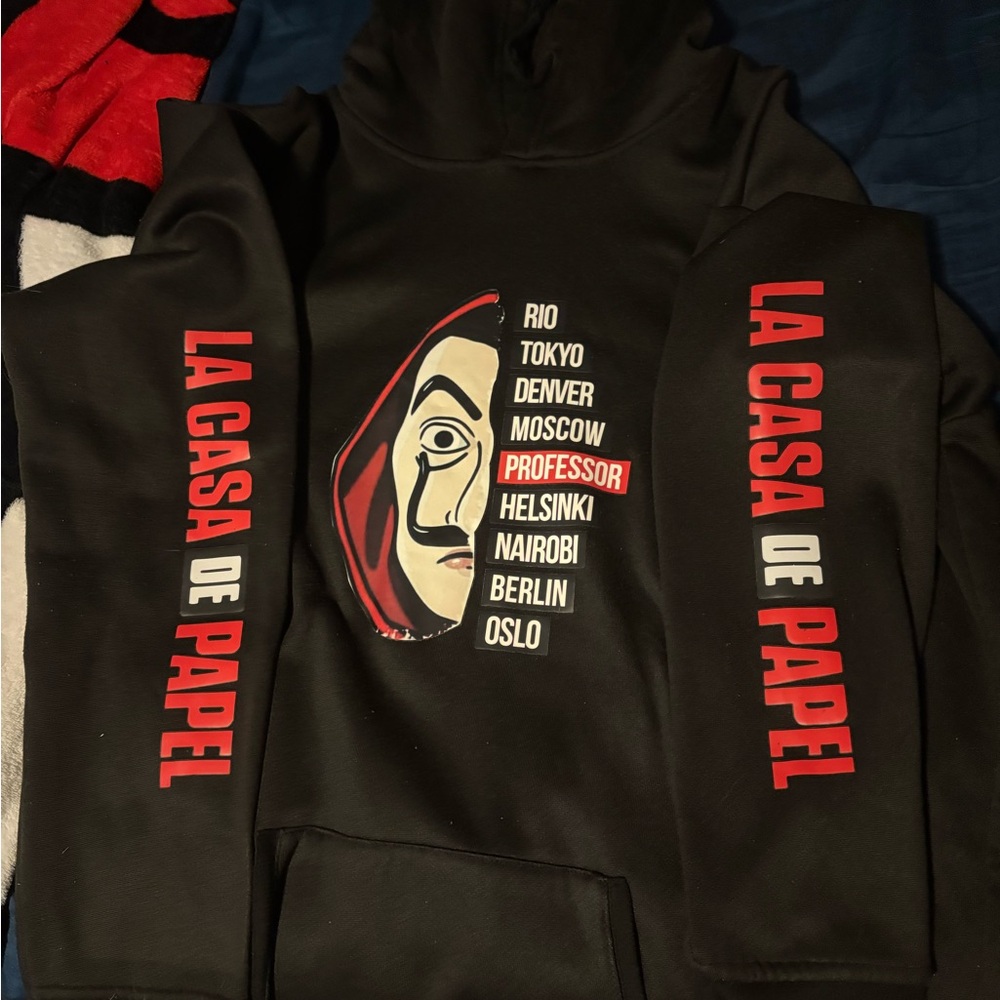 La Casa de Papel Black Hoodie